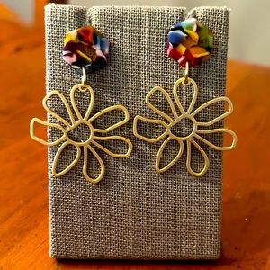 Floral earrings